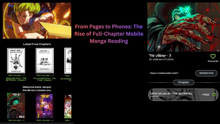 From Pages to Phones: The Rise of Full-Chapter Mobile Manga Reading