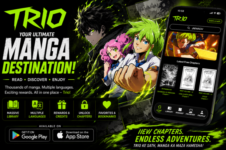 Best Manga Reading App in India in 2026 – Why Trio Is Becoming Every Manga Fan’s Favorite